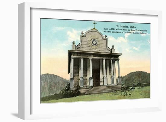 Old Mission, Coer D'Alene-null-Framed Art Print