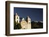 Old Mission Santa Barbara and Santa Ynez Mountains-null-Framed Photographic Print