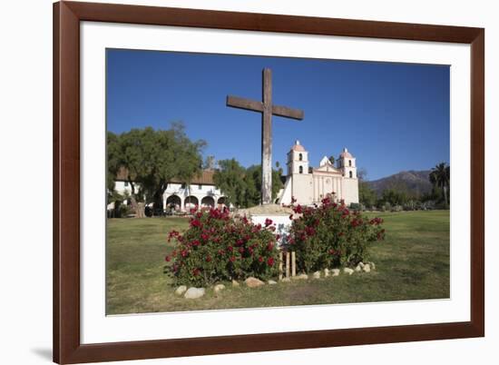 Old Mission Santa Barbara (Built in 1786)-Stuart-Framed Photographic Print