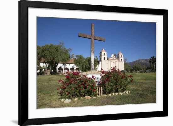 Old Mission Santa Barbara (Built in 1786)-Stuart-Framed Photographic Print