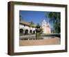 Old Mission, Santa Barbara, California, USA-Ken Wilson-Framed Photographic Print