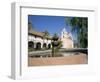 Old Mission, Santa Barbara, California, USA-Ken Wilson-Framed Photographic Print