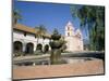 Old Mission, Santa Barbara, California, USA-Ken Wilson-Mounted Photographic Print