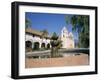 Old Mission, Santa Barbara, California, USA-Ken Wilson-Framed Photographic Print