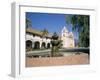 Old Mission, Santa Barbara, California, USA-Ken Wilson-Framed Photographic Print