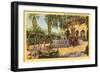 Old Mission, Santa Barbara, California-null-Framed Art Print