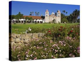 Old Mission Santa Barbara, Santa Barbara, California, United States of America, North America-Richard Cummins-Stretched Canvas