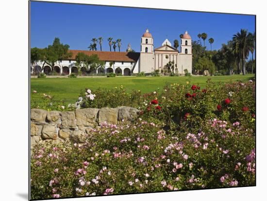 Old Mission Santa Barbara, Santa Barbara, California, United States of America, North America-Richard Cummins-Mounted Photographic Print