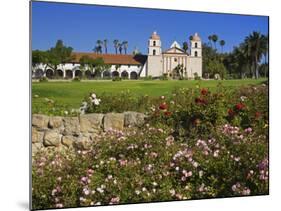 Old Mission Santa Barbara, Santa Barbara, California, United States of America, North America-Richard Cummins-Mounted Photographic Print