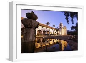 Old Mission Santa Barbara-null-Framed Photographic Print