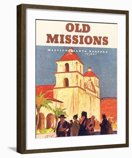 Old Missions-null-Framed Art Print