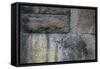 Old Montreal Stone Wall 01-Tina Lavoie-Framed Stretched Canvas