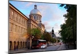 Old Montreal Street View-null-Mounted Art Print