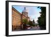 Old Montreal Street View-null-Framed Art Print