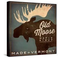 Old Moose Maple Syrup Made in Vermont-Ryan Fowler-Stretched Canvas