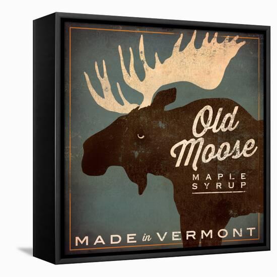 Old Moose Maple Syrup Made in Vermont-Ryan Fowler-Framed Stretched Canvas