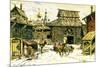 Old Moscow. the Wooden City, 1902-Appolinari Mikhaylovich Vasnetsov-Mounted Giclee Print