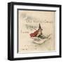 Old Mother Goose Flying Her Goose-null-Framed Art Print