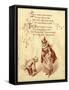 Old Mother Hubbard: Dame Made a Curtsy and Dog Mad a Bow-null-Framed Stretched Canvas