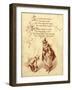 Old Mother Hubbard: Dame Made a Curtsy and Dog Mad a Bow-null-Framed Photographic Print