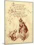 Old Mother Hubbard: Dame Made a Curtsy and Dog Mad a Bow-null-Mounted Photographic Print