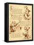 Old Mother Hubbard: Dancing, Reading News, Wearing Clothes-null-Framed Stretched Canvas