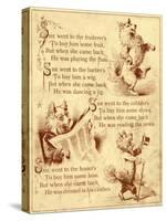 Old Mother Hubbard: Dancing, Reading News, Wearing Clothes-null-Stretched Canvas