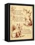 Old Mother Hubbard: Dog Standing Head and Smoking Pipe-null-Framed Stretched Canvas