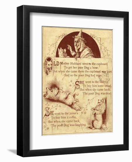 Old Mother Hubbard: Went to the Cupboard-null-Framed Photographic Print