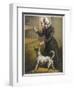 Old Mother Hubbard Went to the Cupboard-Harrison Weir-Framed Art Print