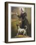 Old Mother Hubbard Went to the Cupboard-Harrison Weir-Framed Art Print