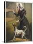 Old Mother Hubbard Went to the Cupboard-Harrison Weir-Stretched Canvas