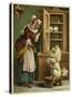 Old Mother Hubbard: Went to the Cupboard-null-Stretched Canvas