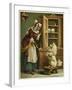 Old Mother Hubbard: Went to the Cupboard-null-Framed Art Print