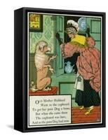 Old Mother Hubbard Went to the Cupboard-Walter Crane-Framed Stretched Canvas