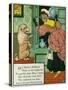 Old Mother Hubbard Went to the Cupboard-Walter Crane-Stretched Canvas