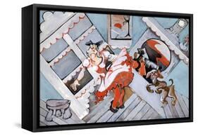 Old Mother Hubbard-Zelda Fitzgerald-Framed Stretched Canvas