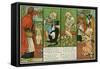 Old Mother Hubbard-Walter Crane-Framed Stretched Canvas