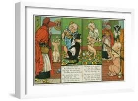 Old Mother Hubbard-Walter Crane-Framed Art Print