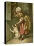 Old Mother Hubbard-John Lawson-Stretched Canvas