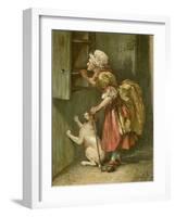 Old Mother Hubbard-John Lawson-Framed Giclee Print