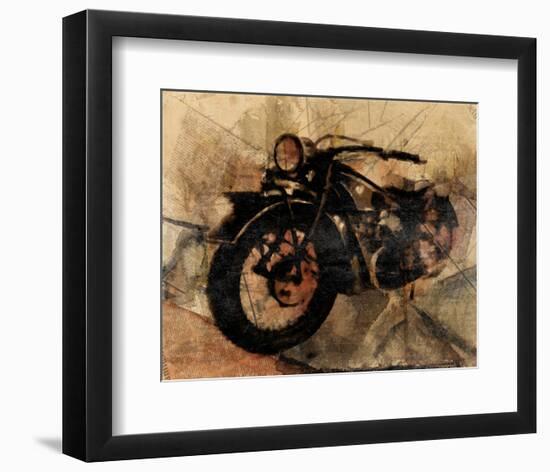 Old Motorcycle-Irena Orlov-Framed Art Print