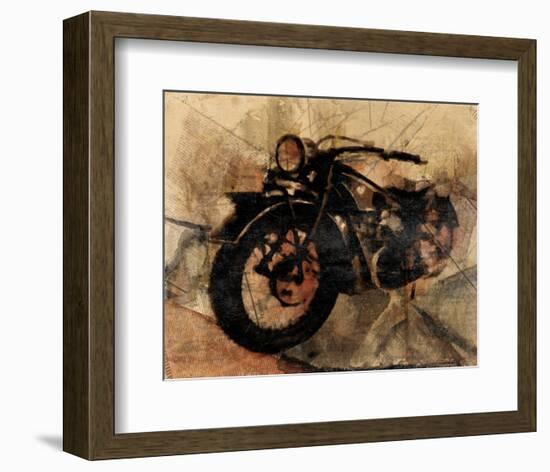 Old Motorcycle-Irena Orlov-Framed Art Print