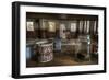 Old Mugs in Abandoned Interior-Nathan Wright-Framed Photographic Print