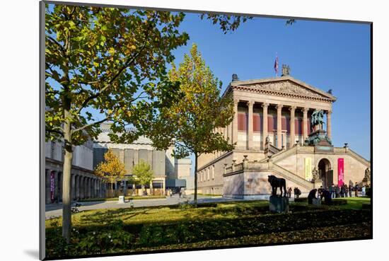 Old National Gallery, Alte Nationalgalerie, Museum Island, Berlin, Germany-null-Mounted Art Print