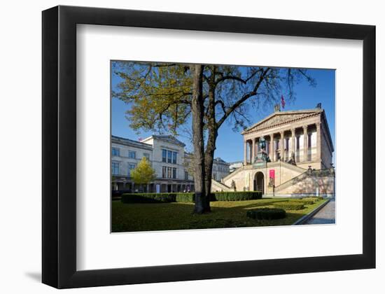 Old National Gallery, Alte Nationalgalerie, Museum Island, Berlin, Germany-null-Framed Art Print