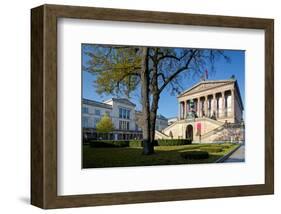 Old National Gallery, Alte Nationalgalerie, Museum Island, Berlin, Germany-null-Framed Art Print