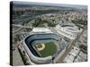 Old New York Yankees Stadium next to New Ballpark, New York, NY-null-Stretched Canvas