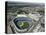 Old New York Yankees Stadium next to New Ballpark, New York, NY-null-Stretched Canvas