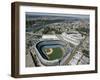 Old New York Yankees Stadium next to New Ballpark, New York, NY-null-Framed Photographic Print
